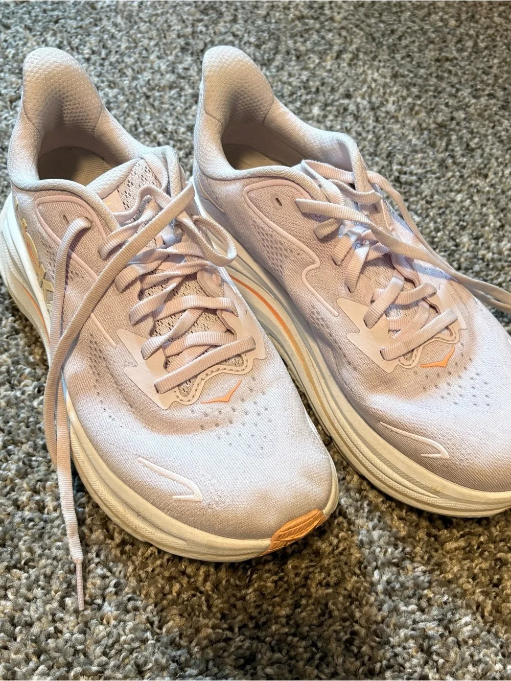 Hoka Clifton 10 Women's Lilac Cream / Tangerine Glow